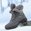 Fashion Men Winter Snow Boots Super Warm Men Hiking Boots High Quality Waterproof Leather High Top Big Size Men's Boots Outdoor Sneakers
