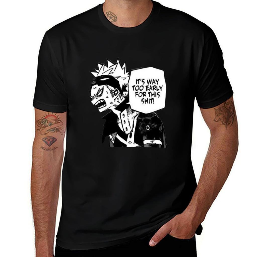 Katsuki Bakugou Sticker Sticker Tshirt Sports Basic Short Sleeve Tshirt