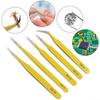 Tweezers Anti-Static For Electronics Precision Tweezers 115-141mm