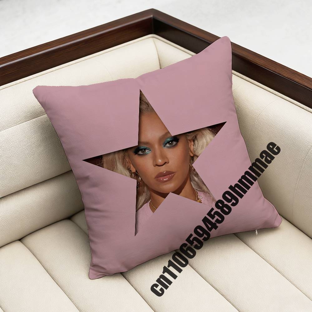 For For Singer BBeyonce Cowboy Throw Pillow Case Sham xcm xcm Square Home Pillowcase Cushion Cover