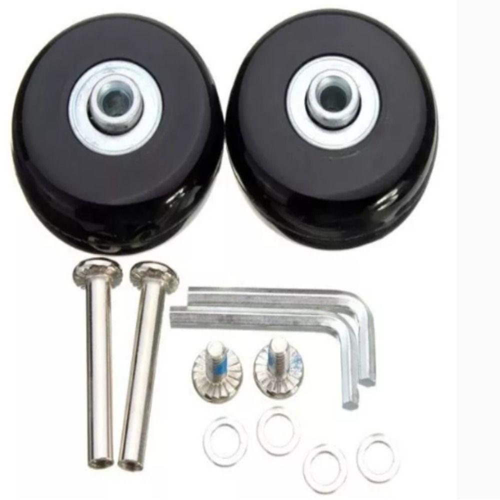 Бесшумные дорожные колеса для багажа, ролики, ремонтные оси, ремонтный комплект, детали для чемодана, оси
