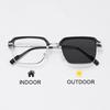 Mens Business Photochromic Shade Reading Glasses Sunglasses Frame Anti Blue Light Presbyopia Eyeglasses Eyewear 0..+4.0 Unisex