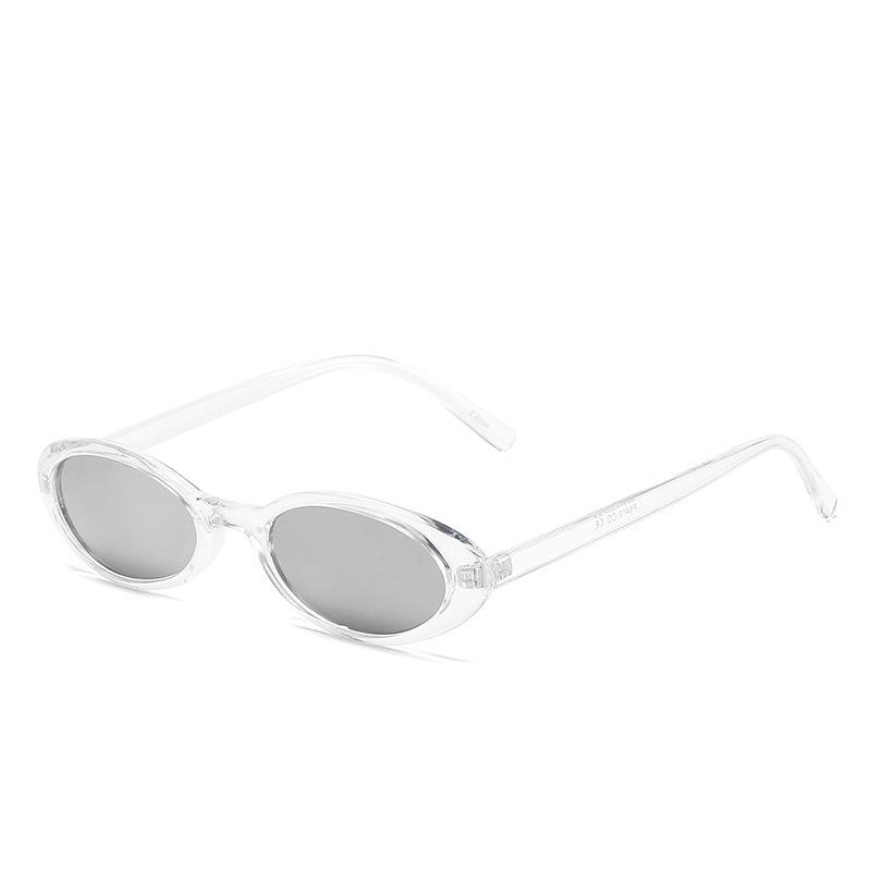 Small frame sunglasses women's oval frame fashion hipster driving hip hop sunglasses European and American glasses