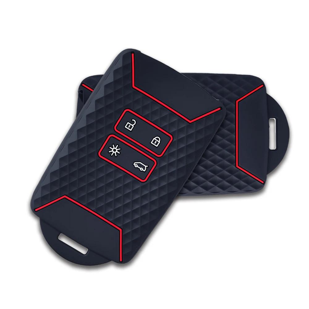 Силиконовый чехол-брелок подходит для Renault Austral Kadjar Clio Megane Captur Arkana Koleos Zoe Scenic Dacia Sandero Duster Logan Jogger