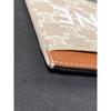 Used Beautiful condition, CELINE Triomphe card case, Macadam, Greige