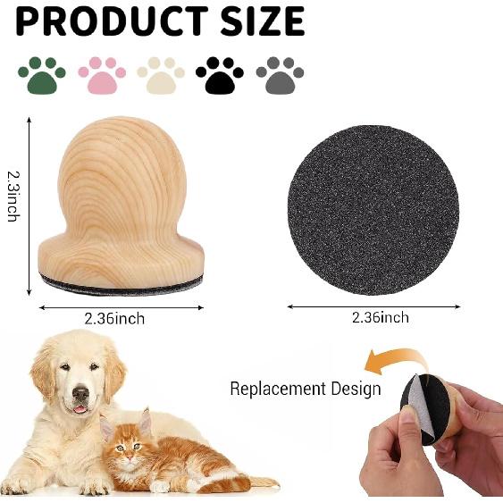 Generic Dog Nail File with 4 Pcs Replacement Frosted Sheets, Scratch Board Pad for Dog and Cat Nails Grinder