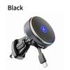 Автомобильный держатель для мобильного телефона Беспроводное автомобильное зарядное устройство Вращение на 360 градусов Магнитная фиксация Складной круглый кронштейн для универсальных телефонов