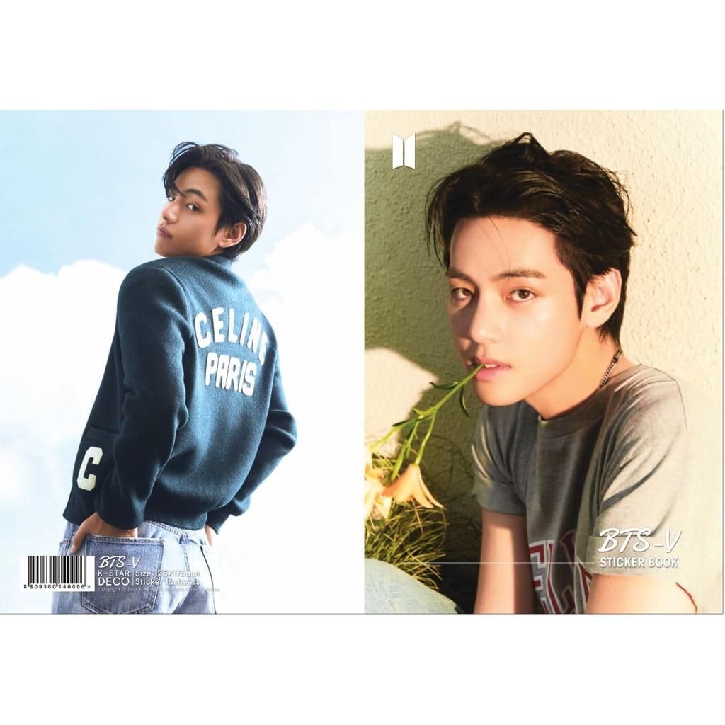 Sticker Book DECO Sticker 16sheets K-STAR (V (Taehyung) 03)