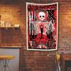Флаг панк-рок группы Bad R-Religions 4 отверстия Настенный гобелен для гостиной Домашний декор Декор для общежития Настенный арт Декор Фоновая ткань