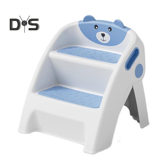 Детская складная лестница-стремянка для ванной комнаты, приучение к горшку, противоскользящая, безопасность малышей, 2 шага, установка-подставка для ног для горшка для детей, способствующая независимости