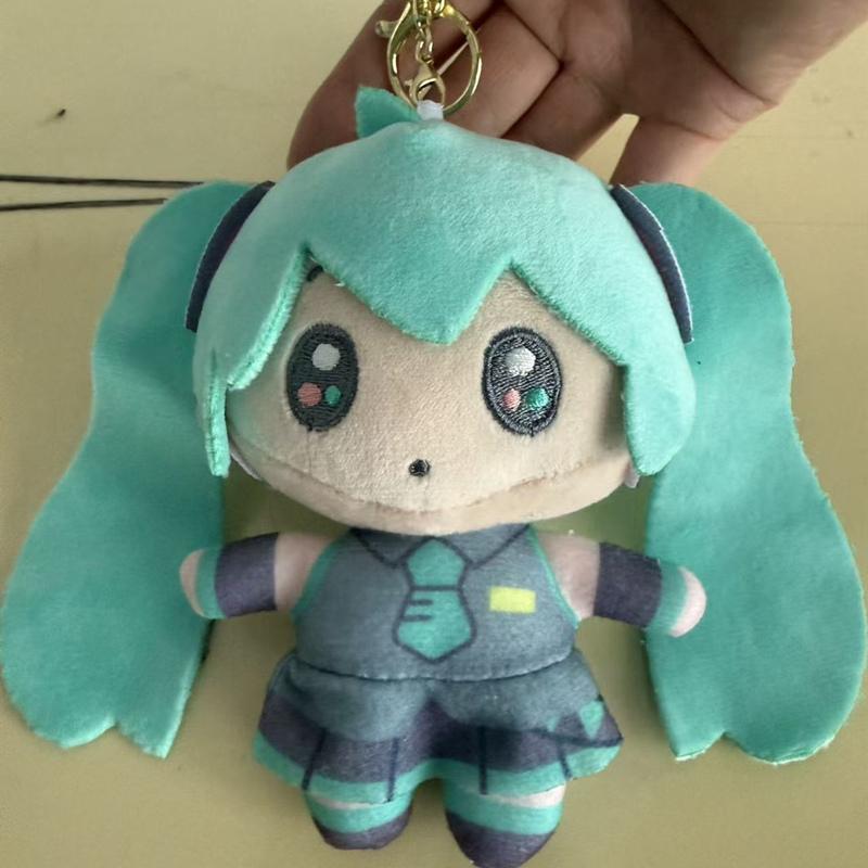 Cute Anime Girls Plush Keychains Kawaii Backpack Bag Hanging Doll Pendant Gift