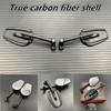 2023 Новое зеркало заднего вида для мотоцикла Настоящее карбоновое зеркало Модифицированное зеркало заднего вида Аксессуары для мотоциклов