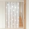 with Hooks Bath Curtain EVA Toilet Curtain Durable Privacy Curtain  Dormitory