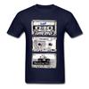 Мужская футболка K7 Punk Mix Tees Хип-хоп футболка Cassette 3D Tops Черная футболка 100% хлопок Модная уличная одежда Лето Оптовая продажа