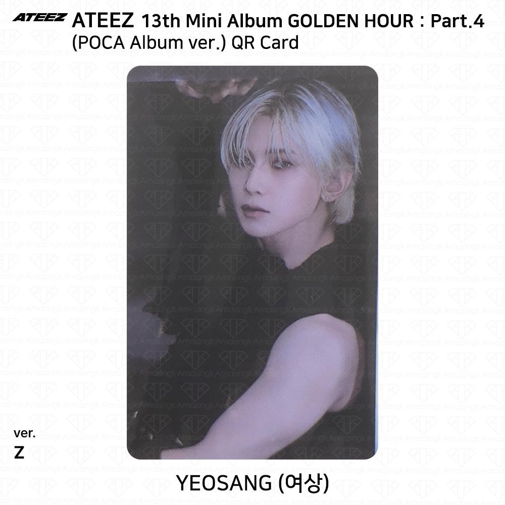 ATEEZ 13-й мини-альбом Golden Hour Часть 4 POCA Альбом версия. Фотокарта