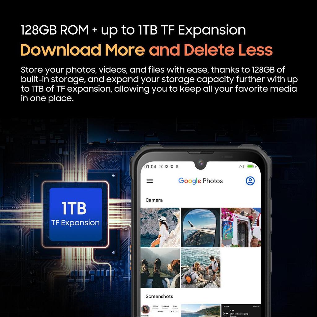 Blackview BV5300 Plus Rugged Phone 6.1 HD 60Hz Display 8GB+128GB Android 13 6580mAh Battery 5MP+13MP Camera Cellphone