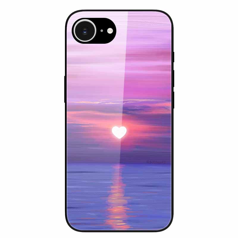 Tempered Glass Phone Cases For iPhone 16e 2025 Case Silicon Bumper Hard PC Back Cover Shell for iPhone SE (2025) / for iPhone16e