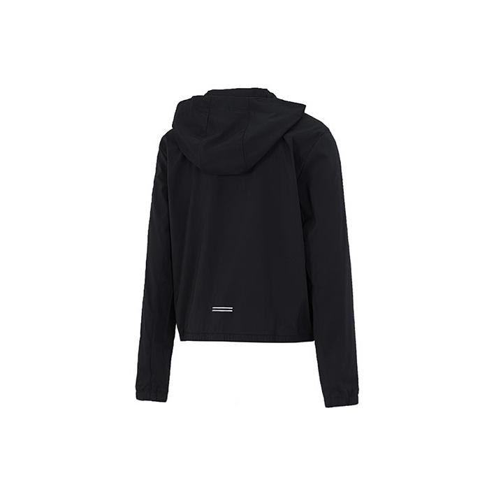 Nike Однотонная куртка с капюшоном и логотипом, защищающая от солнца, женская верхняя одежда, черная DH1991-010