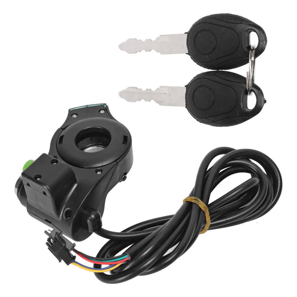 Throttle Grip Handlebar Handle Grip Twist Throttle with Blue Font Display for Electric Bike Motorbike Accessories