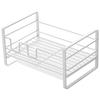 Sponge Storage Rack Matte White Compact Rust Prevention Sponge Drainer Rack Kitchen Drying Rack for