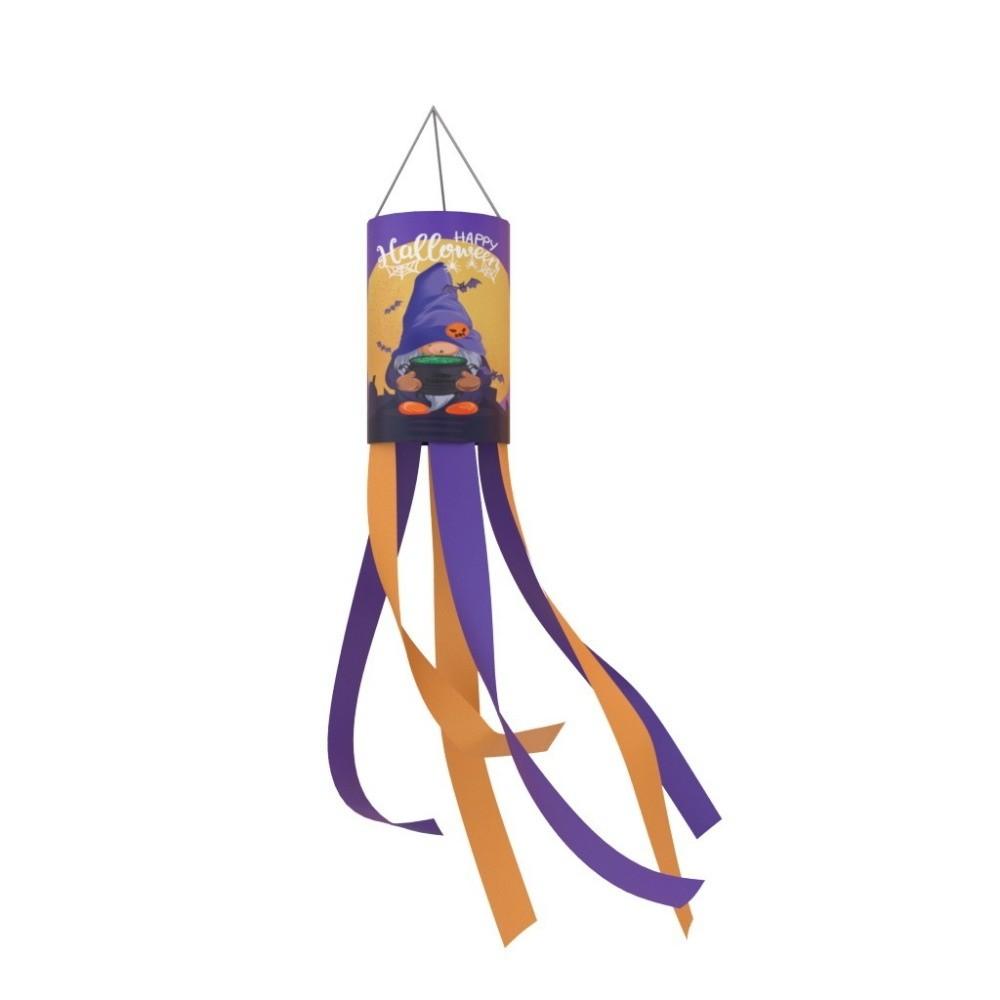 Skeleton Ghost Windsock Pumpkin Halloween Hanging Ornaments Creative Windpipe Flag Haunted House