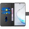Coque - BOOLING - pour Samsung Note 10 Pro - Effet Cuir - Antichoc - Portefeuille Noir