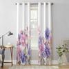 Spring Flower Watercolor Countryside Window Curtains for Living Room Luxury Bedroom Curtain Kitchen Blinds Drapes Curtains