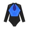 Женский купальник со стразами для балета, гимнастики и танцев, боди с длинными рукавами, костюм для фигурного катания, танца