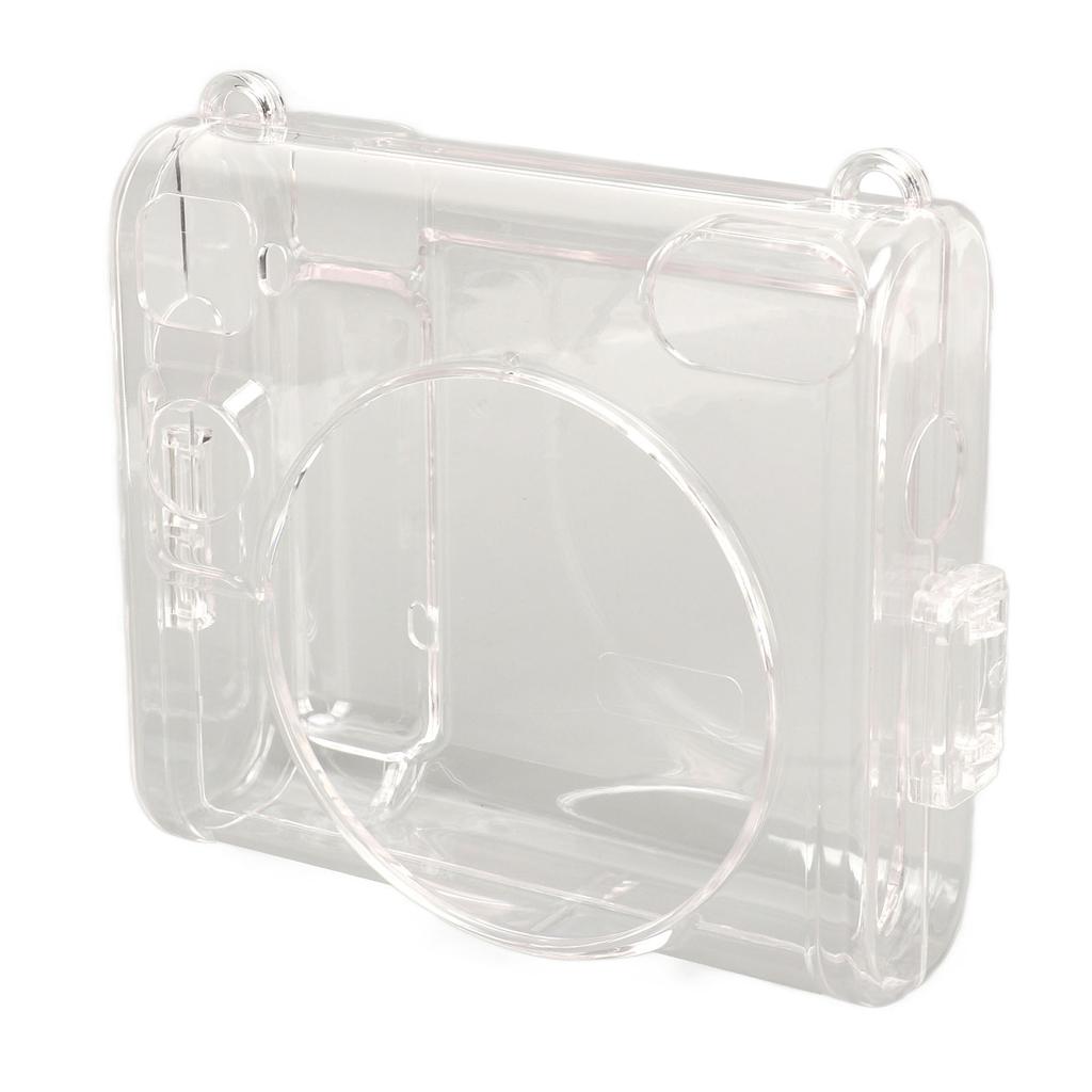 Чехол для моментальной камеры Защитная крышка Прозрачный жесткий корпус с регулируемым съемным ремешком Аксессуар для моментальной камеры для