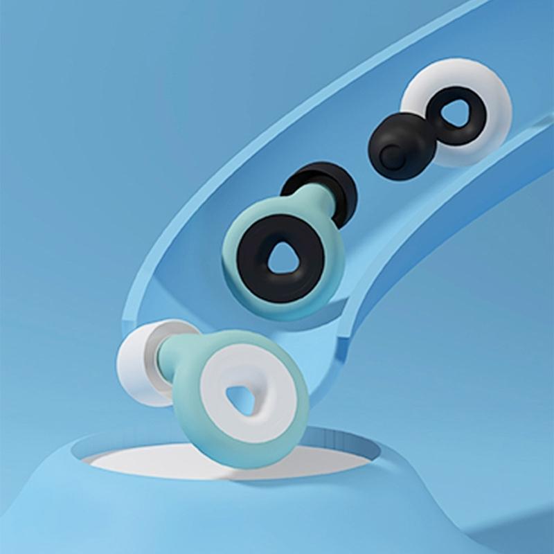 Noise Reduction Silicone Earplugs Anti-noise Hear Protect Ear Plugs Isolate the Noise for Sleep at Ease Working Ear Plug
