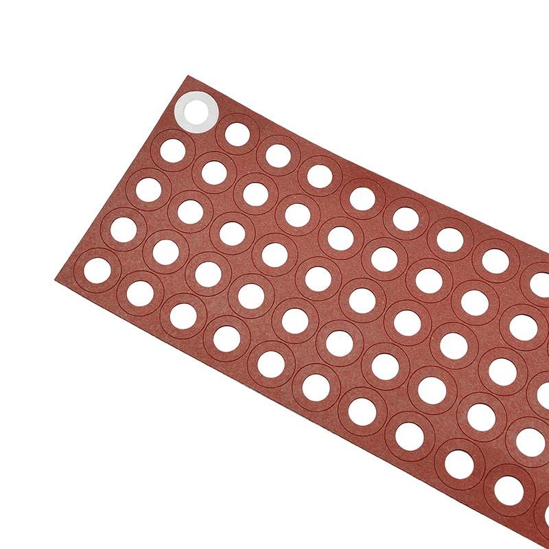 200 шт. Изолятор для аккумулятора 18650 Изоляционное кольцо Клейкий картон Красный