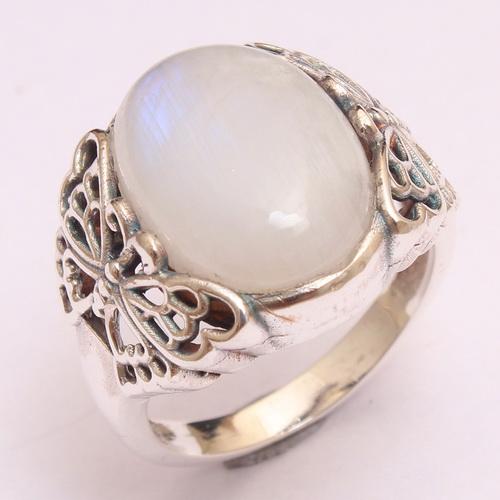 Кольцо Buttery fly, Кольцо с лунным камнем, Ювелирные изделия с драгоценными камнями, Кольцо ручной работы, Подарки для нее, Серебряные украшения