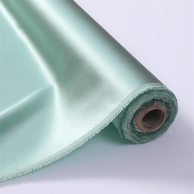 22 Момме 100% чистый шелк тутового шелкопряда ткани шармез текстильная вышивка одежда простая атласная шелковая ткань 100x114 см