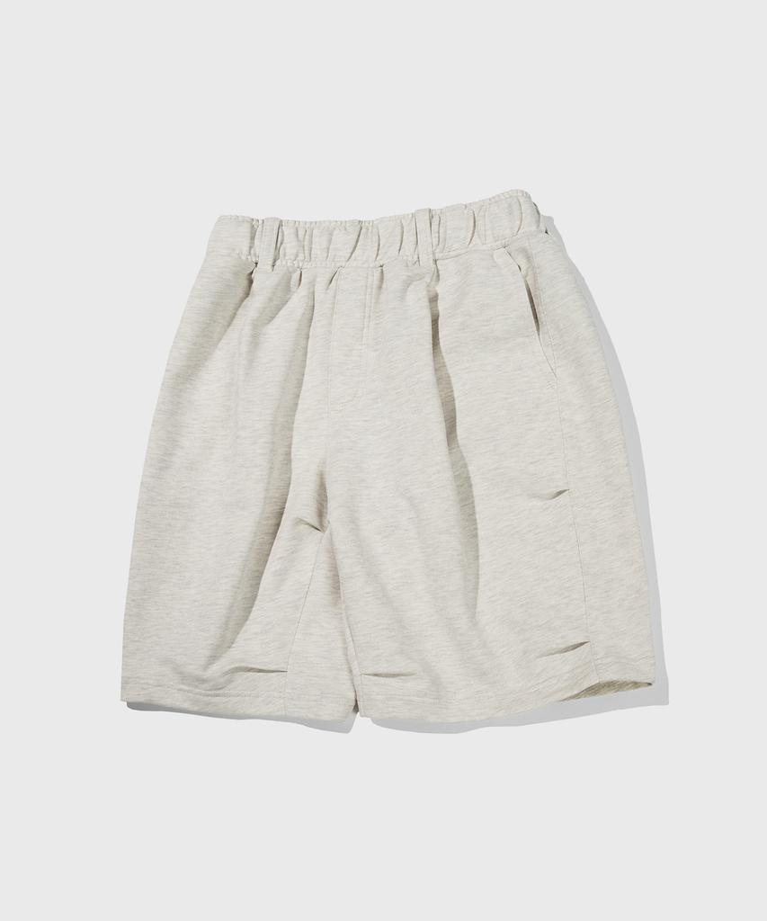 KIIMUIR Parachute Bermuda Sweat Shorts_Oatmeal