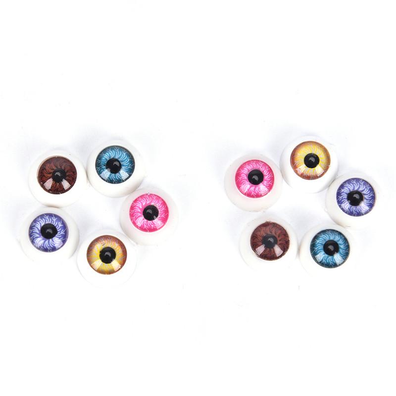 5 пар пластиковых полукруглых глаз для Хэллоуина, маска для куклы, поддельные маски, глазные яблоки, подарки