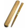 Chopsticks and Chopstick Case Set, 23cm Chestnut Chopsticks, Wooden