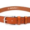 Качественный мужской кожаный ремень GRANDE PELLE Leather Belt 21472 Рыжий