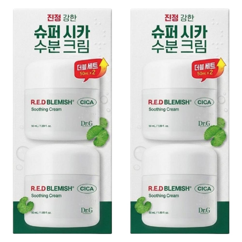 Dr.G Red Blemish Cica Soothing Day Cream Duo 50ml 4 pcs