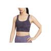 Zenvy Solid Medium Support Outdoor Comfortable Sports Bra Women Underwear Dark-Purple FN2915-573