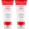 Abka Acne Clear Гипоаллергенная функциональная очищающая пенка от прыщей, 200 мл, 2 шт.