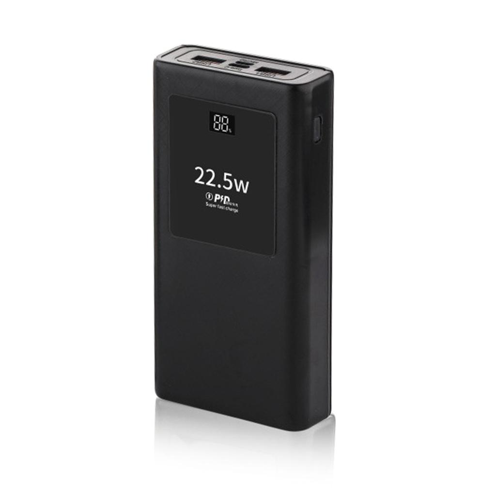 Набор Корпусов для PowerBank 20000 мАч Мобильные Зарядные Устройства Встроенный Кабель PD22.5W Быстрая Зарядка ЖК-Дисплей Корпус