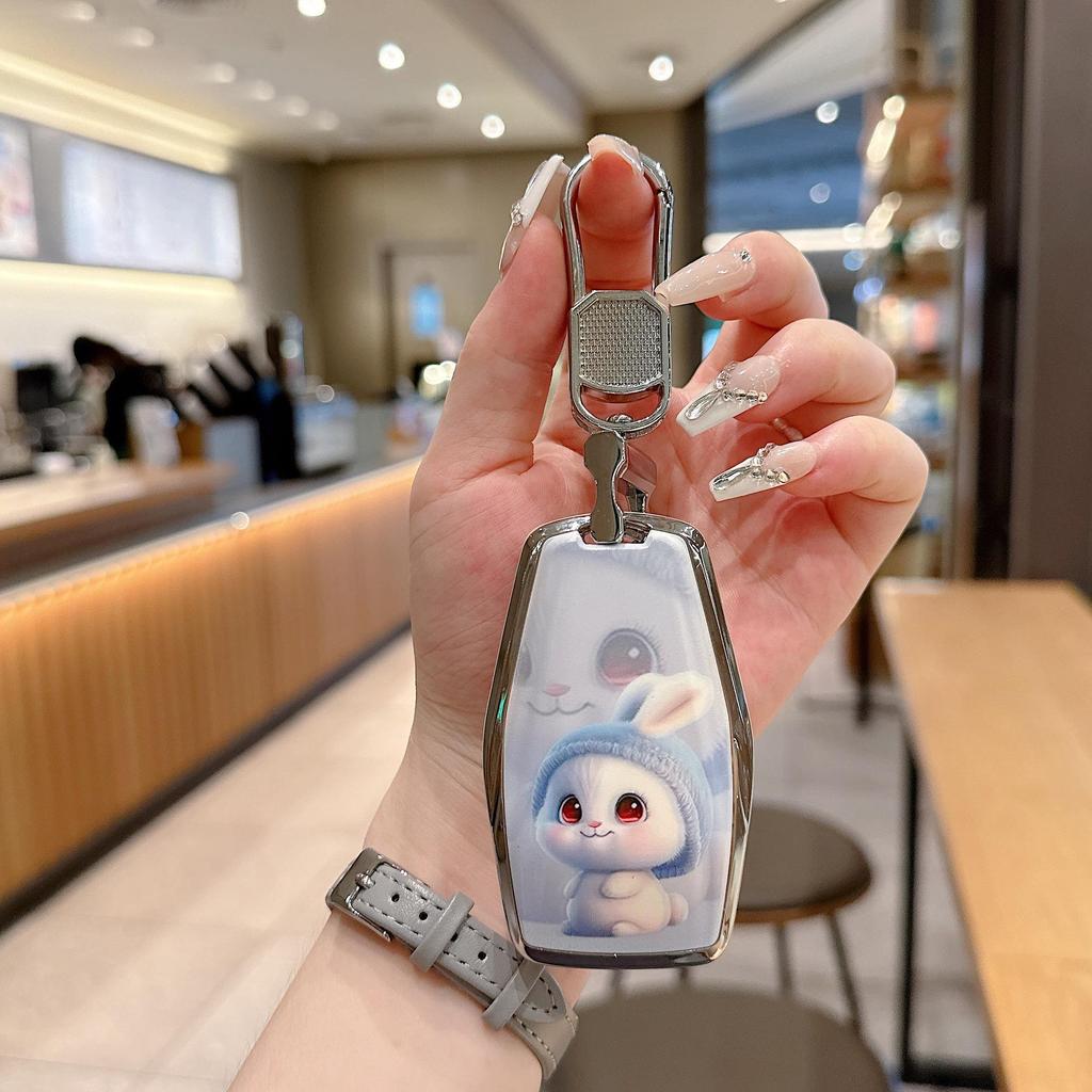 Чехол для ключа Geely: Совместим с моделями Xingrui, GS, Vision X6/X3, Xingyue, Icon, Binyue, Boyue, Dihao Cool и Binrui.