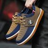 Men's Vulcanized Shoes Soft Sole Driving Shoes Trendy Lace-up Work Flat Shoe Designer Mens Plus Size Canvas Shoe Zapatos Hombres