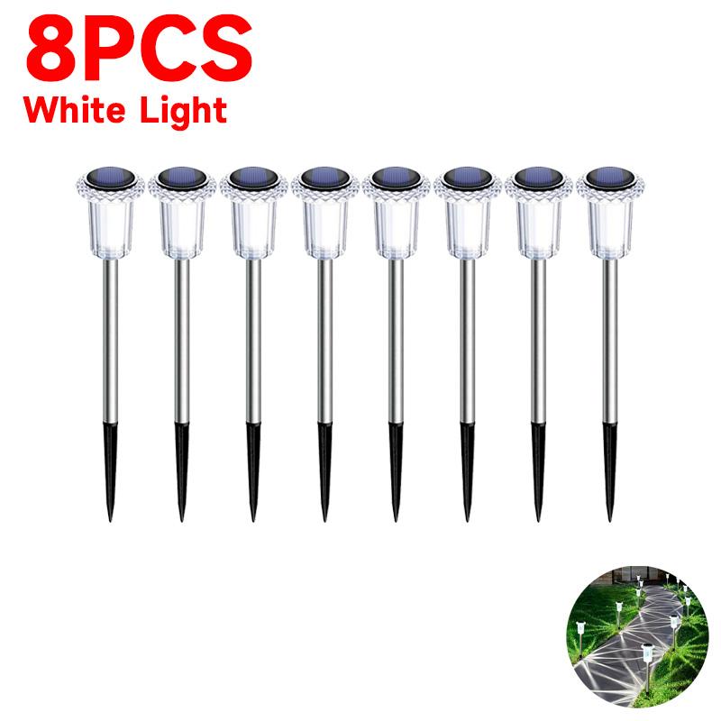 Солнечные уличные фонари, садовые лампы, водонепроницаемые, на солнечных батареях, пейзажные дорожки, уличные для двора, двора, лужайки, патио, декоративные