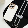Бант бусины универсальный кроссбоди телефон шнурок длинный шейный шнур подвесной ремешок для iPhone Samsung Xiaomi анти-потеря телефон цепь