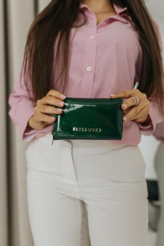 ZBPD-BS-513 GREEN ROYAL Women' Wallet +CERTIFICATE