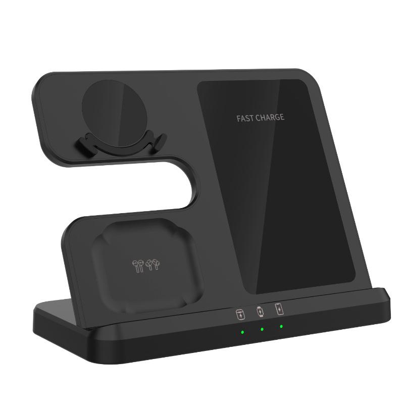 3 в 1 беспроводное зарядное устройство, подставка для быстрой зарядки, док-станция для Samsung Z Fold 5 4 3 S24 S23 Galaxy Watch 2-9 Active 2 Earbuds Pro