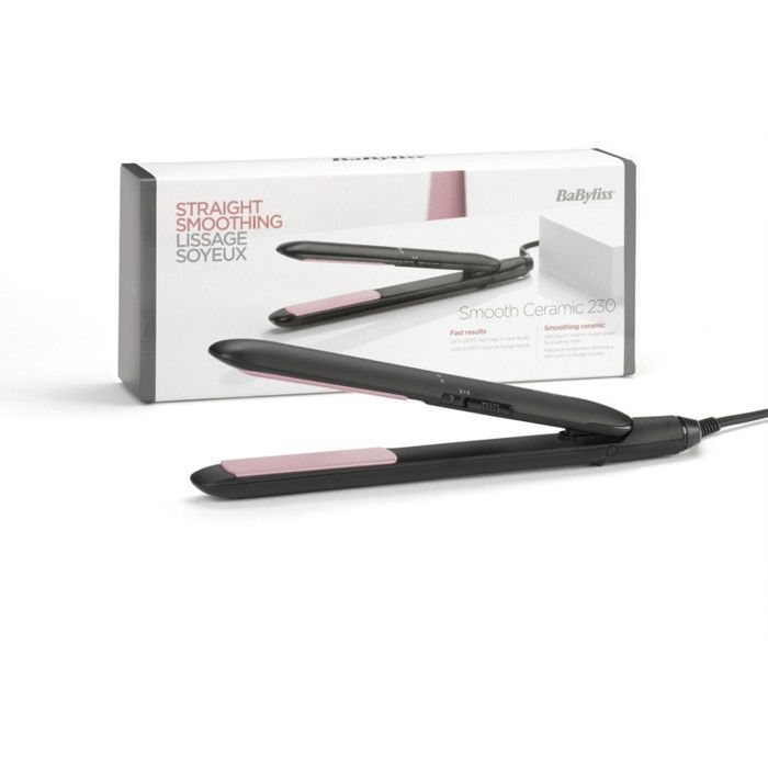 Lisseur Babyliss ST241E Smooth Ceramic 230 Lissage naturel avec Voltage universel