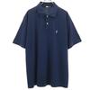 MONOCROM Back Print Short Sleeve Polo Shirt XL Navy Men's Used