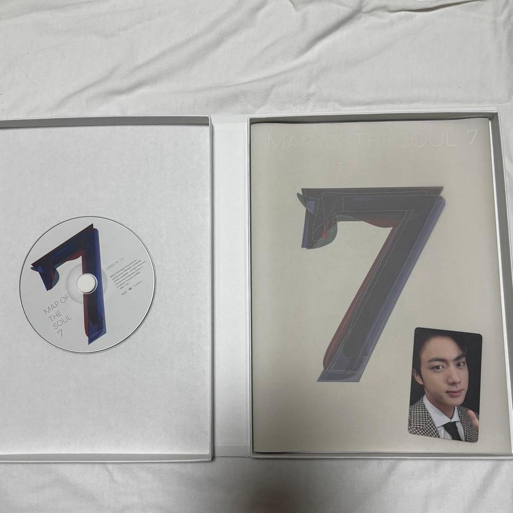 [Б/У] ВЕРСИЯ MAP OF THE SOUL 7 с прозрачным файлом